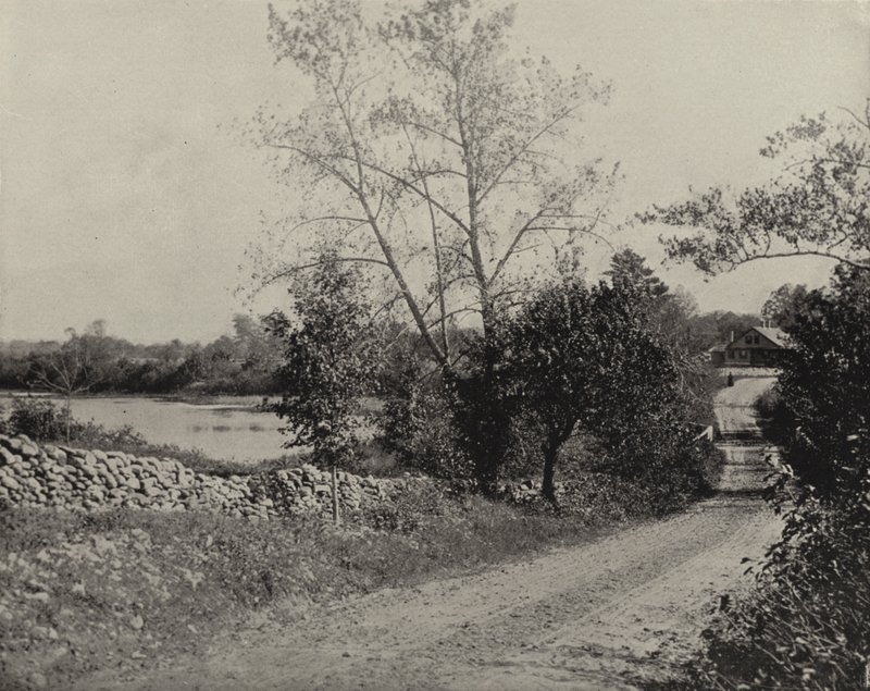 Windham Frog Pond, Windham, Connecticut (s/h-billede) af American Photographer (after)