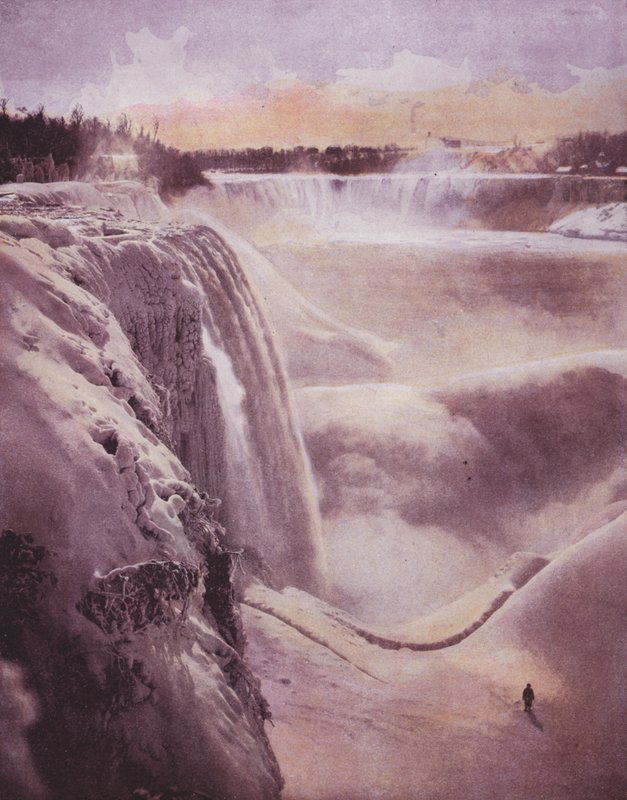 Winter at Niagara (farvet foto) af American Photographer (after)