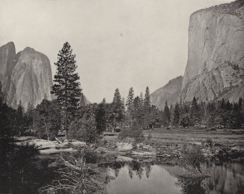 Yosemite Valley, Californien (s/h-billede) af American Photographer (after)