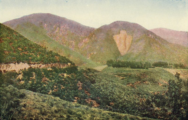 Arrowhead Mountain nær San Bernardino (farvefoto) af American Photographer