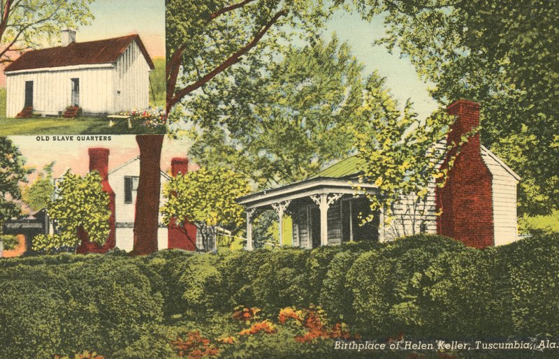 Fødested, Helen Keller, Tuscumbia, Ala, USA (farvefoto) af American Photographer