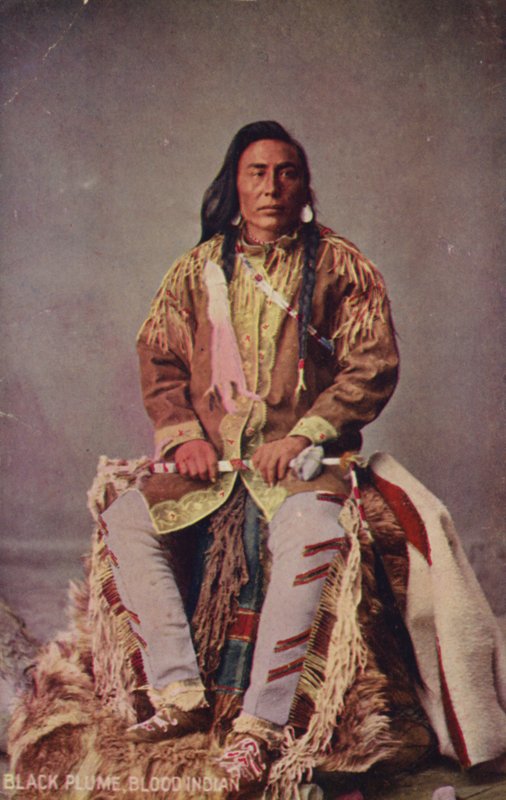 Sort fjer, blodindianer (foto) af American Photographer