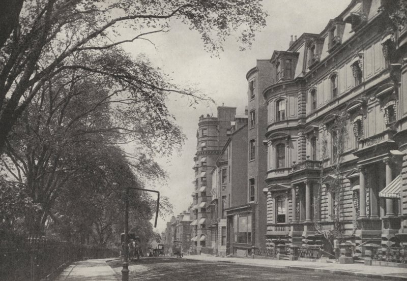 Boston: Beacon Street (s/h-foto) af American Photographer