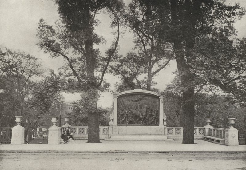 Boston: Shaw Memorial (s/h-foto) af American Photographer