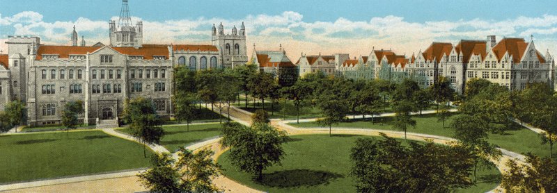 Campus, University of Chicago (farvet foto) af American Photographer