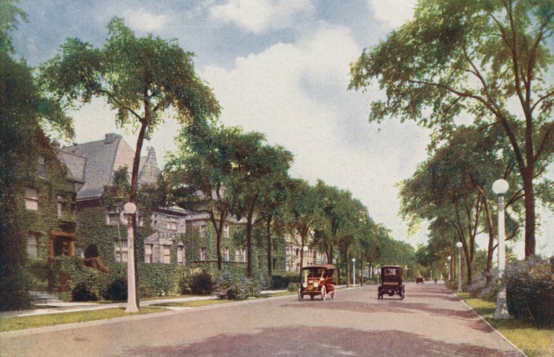 Chicago: Lake Shore Drive, Chicago, Illinois (farvefoto) af American Photographer