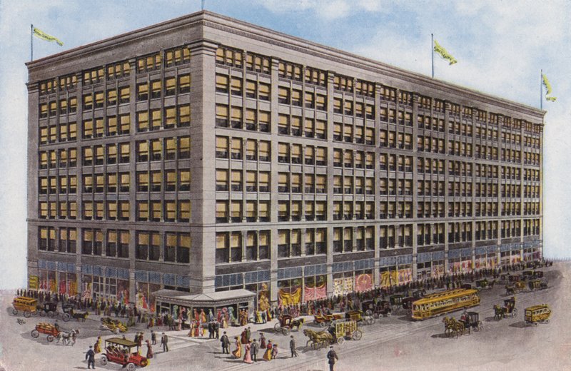 Chicago: Siegel, Cooper and Co, State and Van Buren Streets (farvefoto) af American Photographer