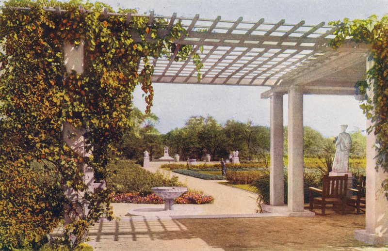 Chicago: Sunken Garden, Humboldt Park (farvefoto) af American Photographer