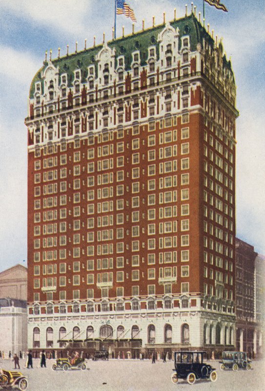 Chicago: "The Blackstone", Michigan Avenue og Hubbard Court (farvefoto) af American Photographer