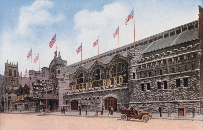 Chicago: The Coliseum, Wabash Avenue, nær 16th Street (farvefoto) af American Photographer
