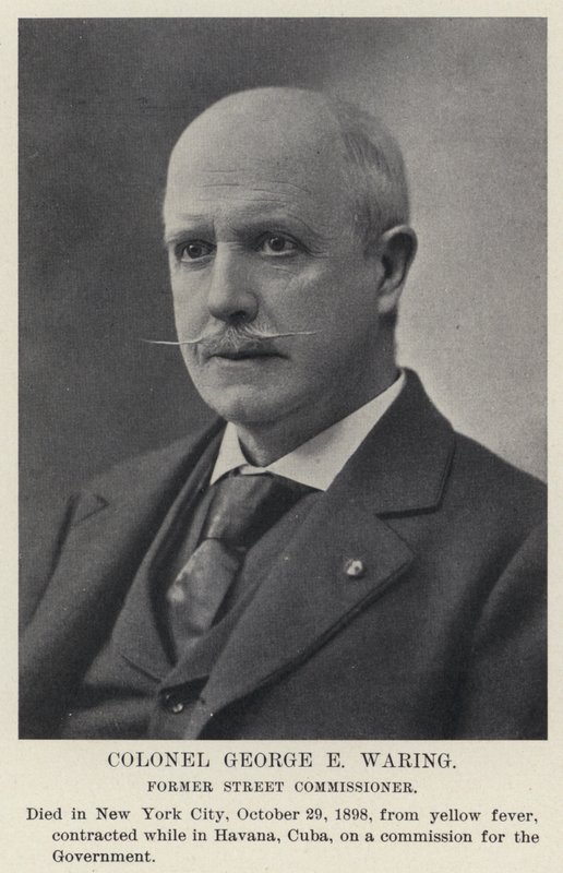 Oberst George E Waring, tidligere gadekommissær (s/h-foto) af American Photographer
