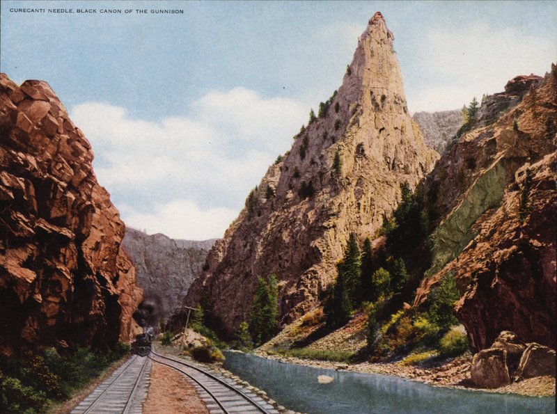 Curecanti Needle, Black Canon of the Gunnison (farvefoto) af American Photographer