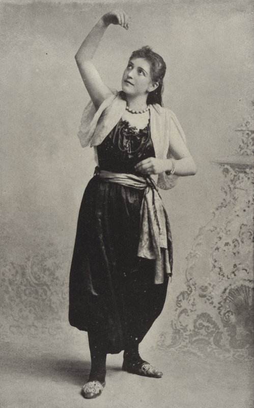 Dancing Girl fra den ungarske Cafe Chantant af American Photographer