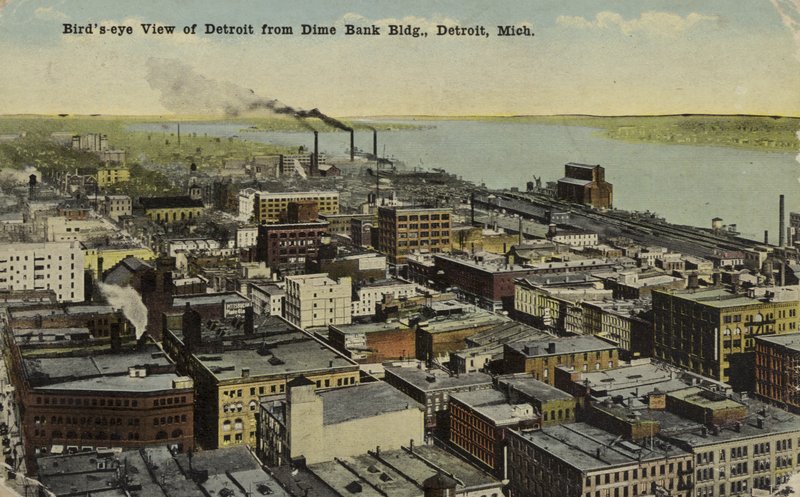 Detroit, Michigan, USA (farvet foto) af American Photographer