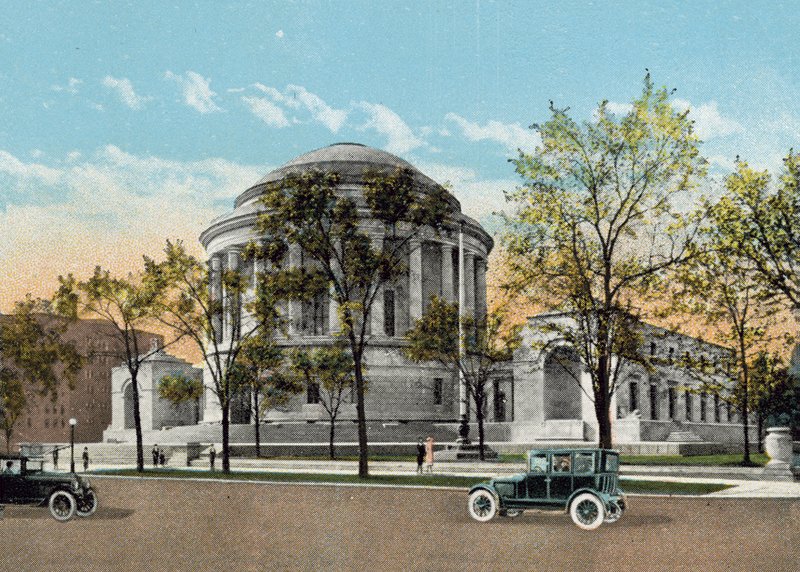 Elks War Memorial (farvet foto) af American Photographer