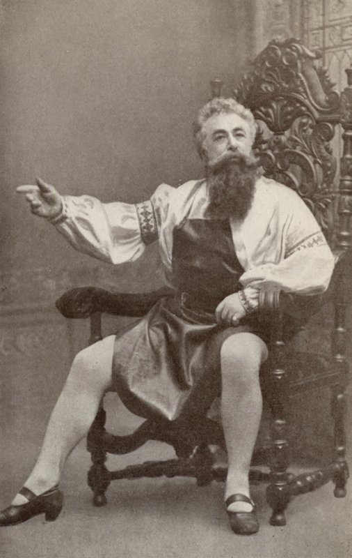 Emil Fischer, som Hans Sachs, i "Die Meistersinger Von Nurnburg" (s/h-foto) af American Photographer
