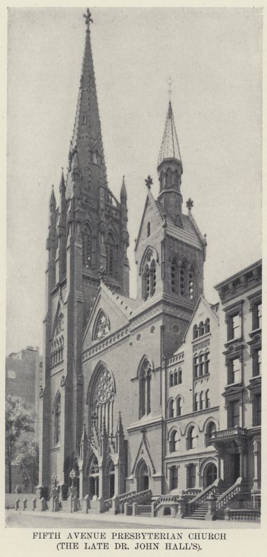 Fifth Avenue Presbyterian Church, afdøde Dr. John Hall