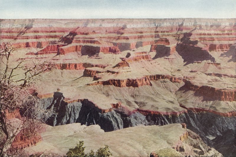 Grand Canyon, Arizona, ser over for Yavapai Point (farvet foto) af American Photographer