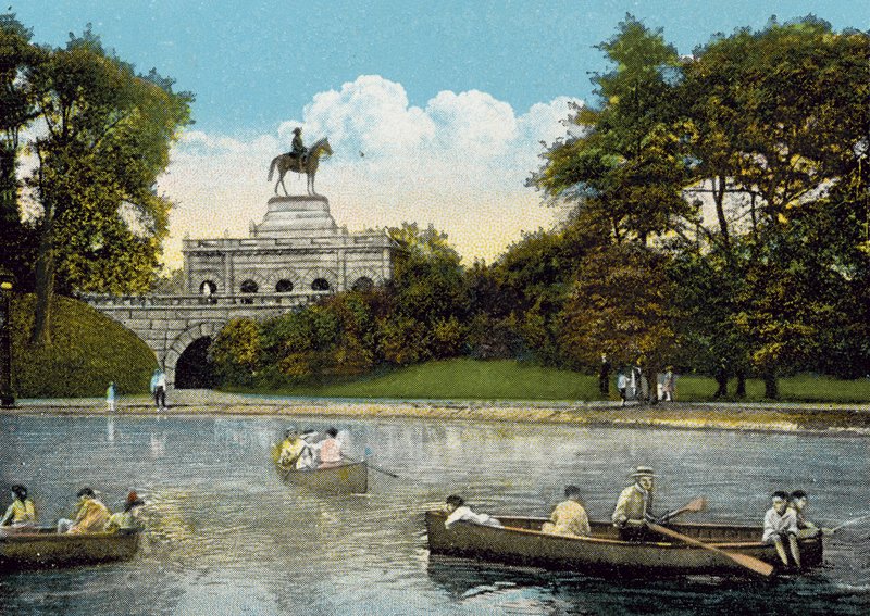 Grant Monument, Lincoln Park (farvet foto) af American Photographer