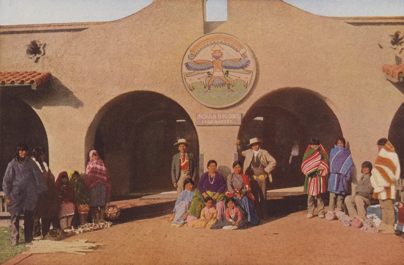 Indian Building, Albuquerque, New Mexico (foto i farver) af American Photographer