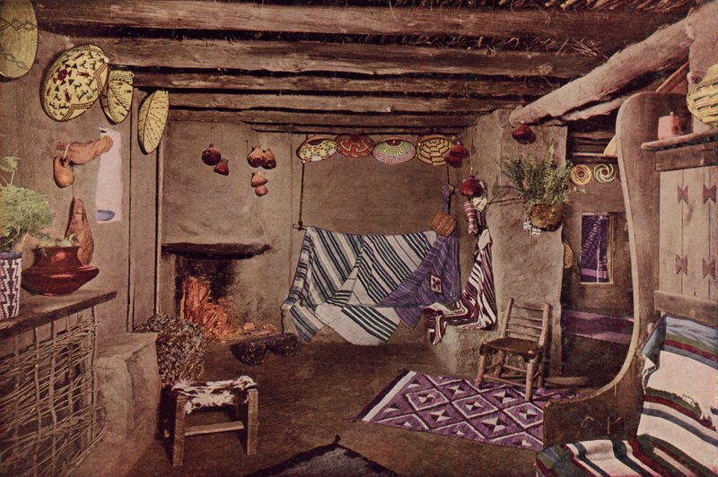 Interior Hopi House, Grand Canyon, Arizona (farvet foto) af American Photographer