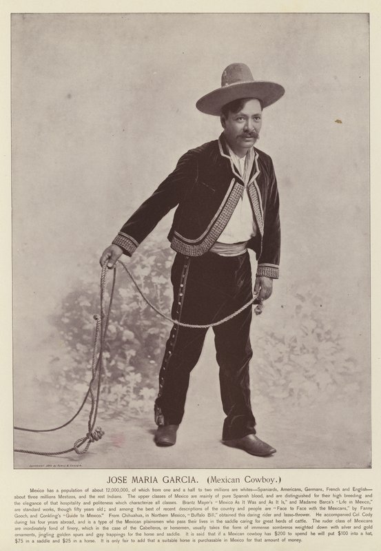 Jose Maria Garcia, mexicansk cowboy af American Photographer