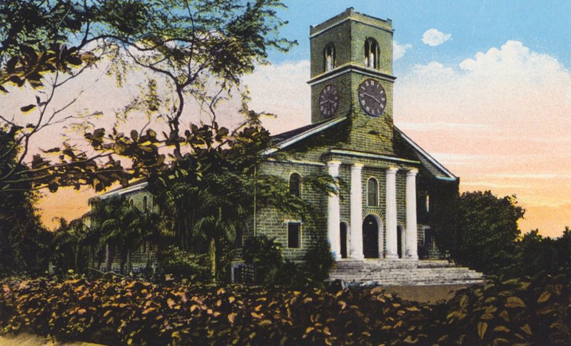 Kawaihao-kirken, Honolulu (farvefoto) af American Photographer