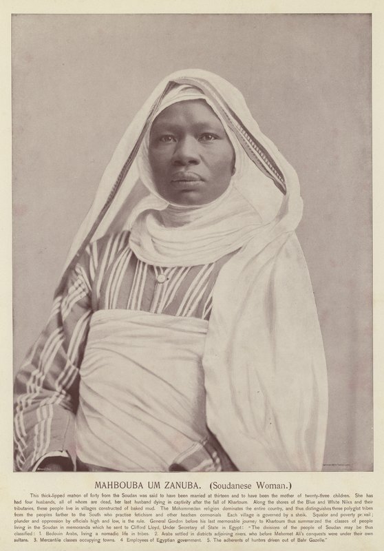 Mahbouba Um Zanuba, soudanesisk kvinde af American Photographer