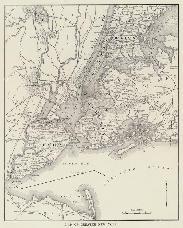 Kort over Greater New York (s/h foto) af American Photographer