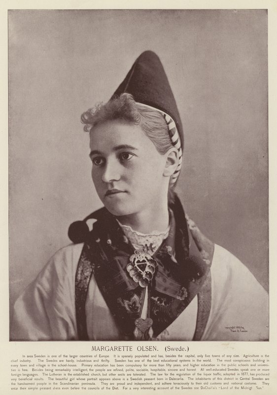 Margarette Olsen, Swede af American Photographer