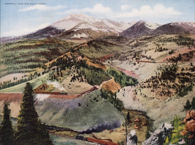 Marshall Pass og Mount Ouray (farvefoto) af American Photographer