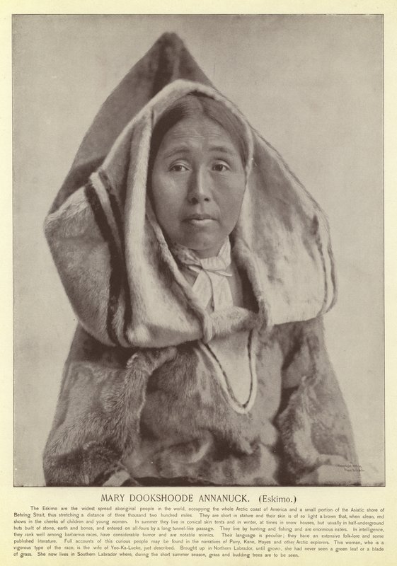 Mary Dookshoode Annanuck, eskimo af American Photographer