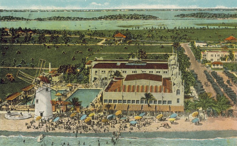 Miami, Florida, ca. 1925: Miami Beach Casino (farvefoto) af American Photographer
