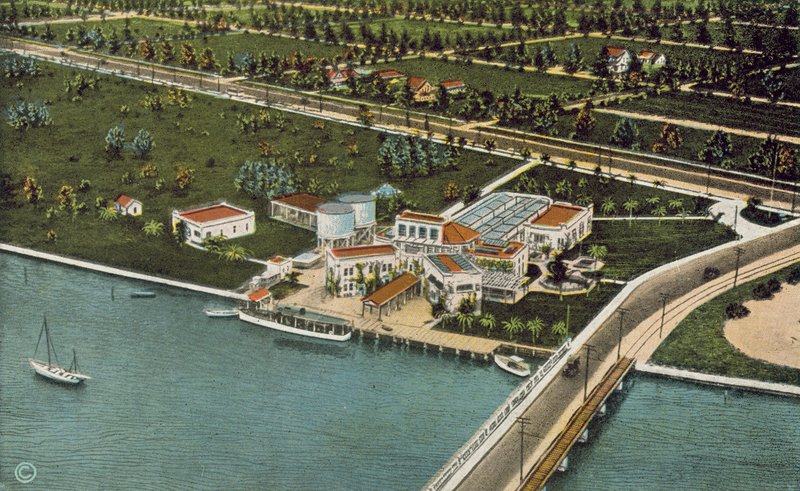 Miami, Florida, ca. 1925: Akvariet (farvefoto) af American Photographer