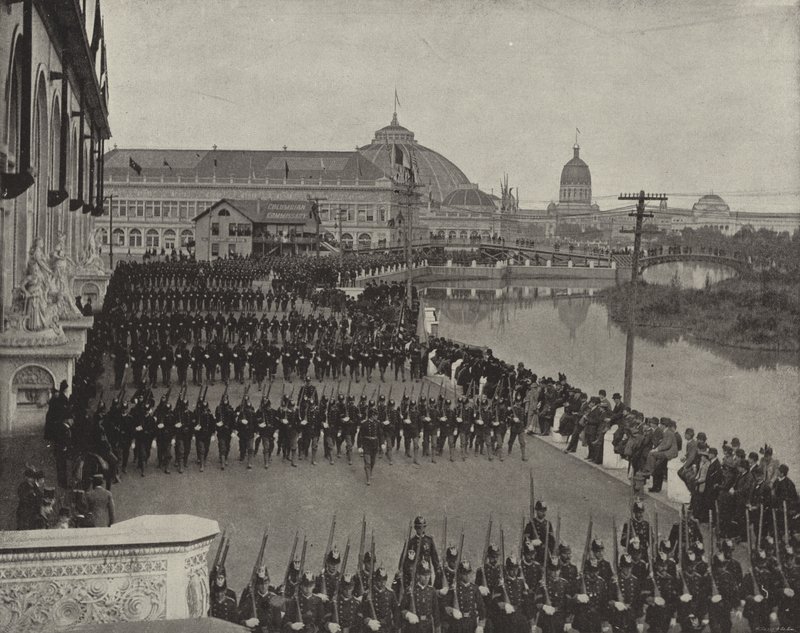 Militærparade på indvielsesdagen af American Photographer