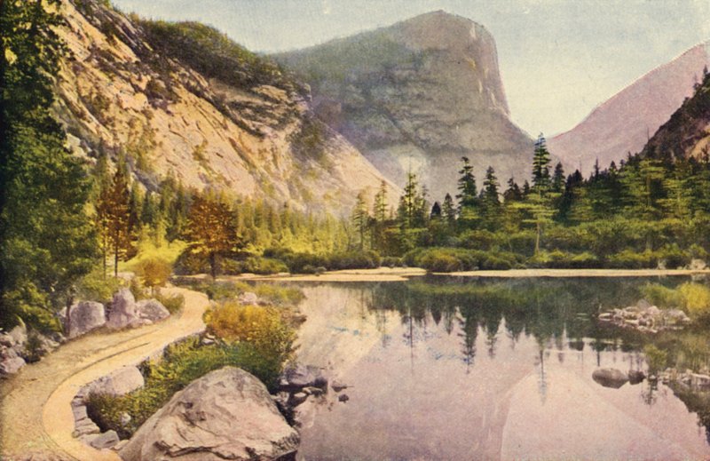 Mirror Lake, Yosemite National Park (farvefoto) af American Photographer