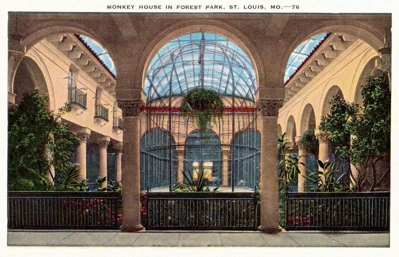 Monkey House, Forest Park, St Louis, Missouri, USA (farvefoto) af American Photographer