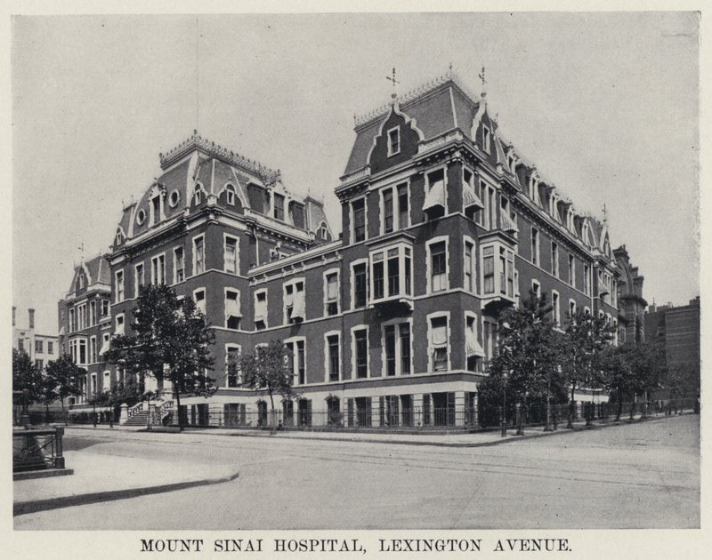 Mount Sinai Hospital, Lexington Avenue (s/h-billede) af American Photographer