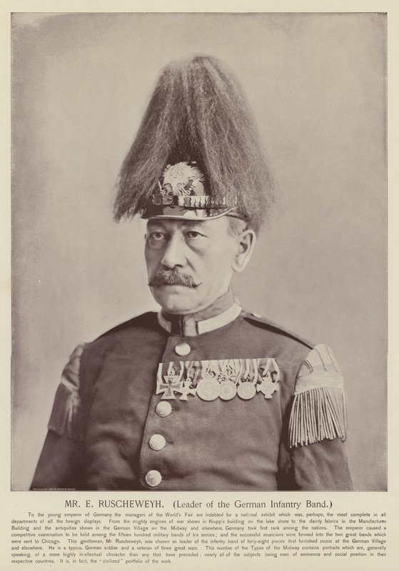E Ruscheweyh, leder af det tyske infanteriorkester af American Photographer