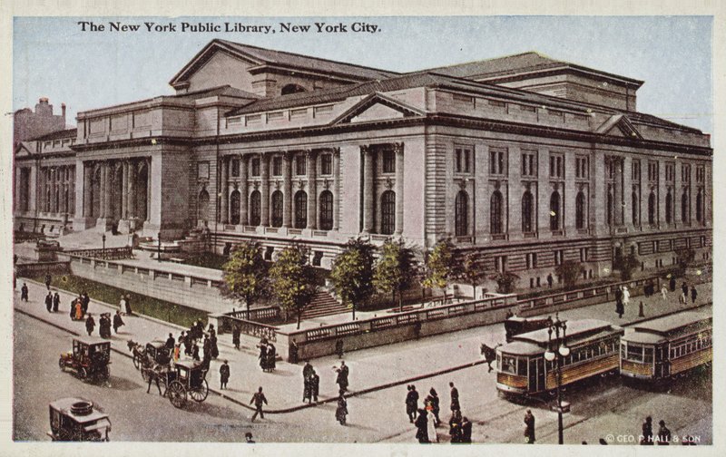 New York Public Library, New York City, USA (foto i farver) af American Photographer