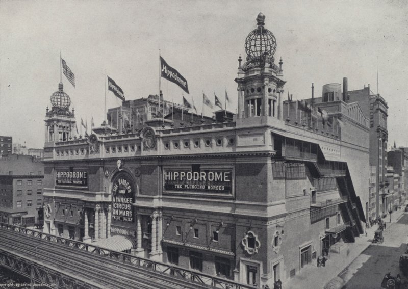 New York: The New York Hippodrome (s/h-foto) af American Photographer