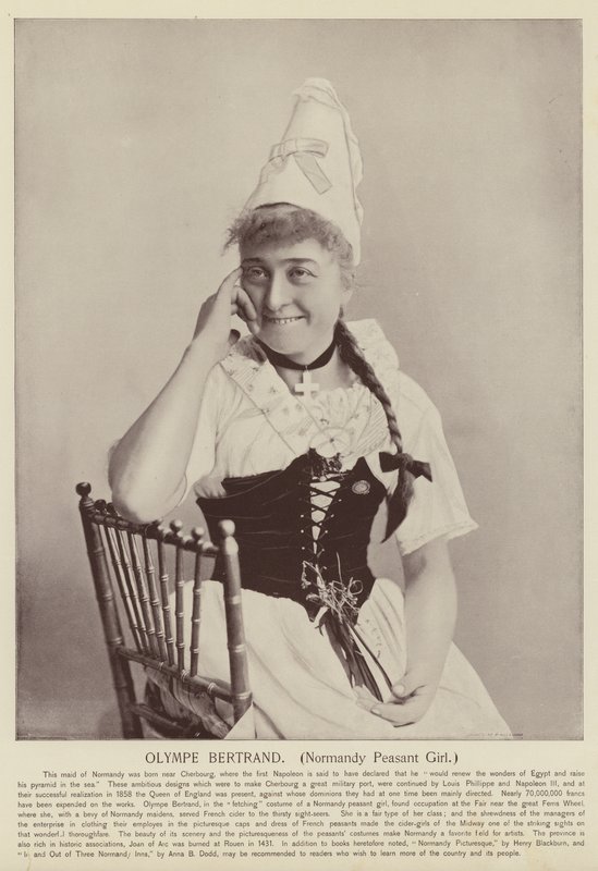 Olympe Bertrand, Normandiets bondepige af American Photographer