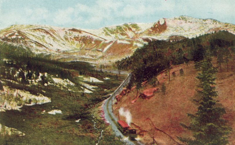 Pikes Peak fra Pilot Knob, højde af American Photographer