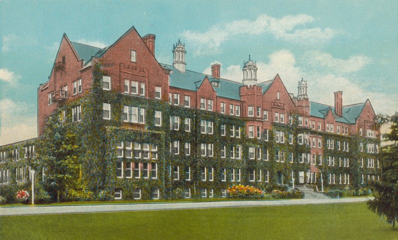Poughkeepsie: Lathrop Hall, Vassar College (farvefoto) af American Photographer
