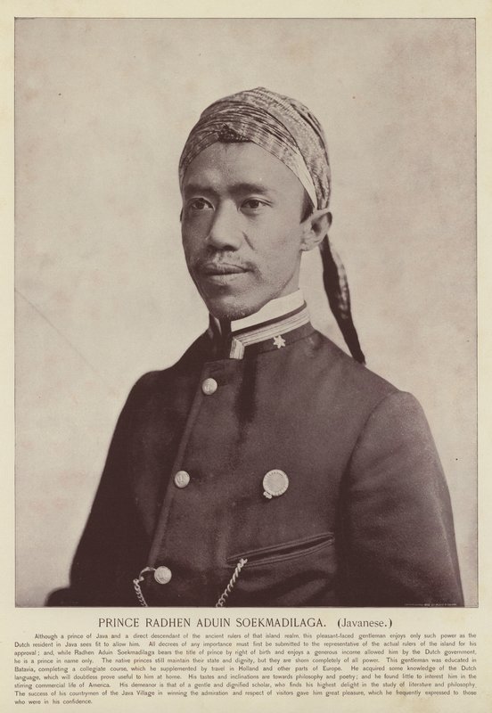 Prins Radhen Raduen Soikmadilga, javanesisk af American Photographer