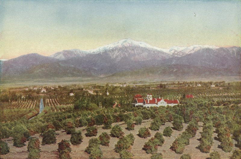 Redlands, Californien, Udsigt fra Smiley Heights (farvet foto) af American Photographer