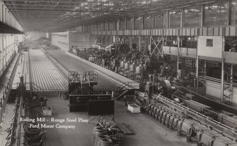 Valseværk, Rouge Steel Plant; Ford Motor Company, Dearborn, Michigan af American Photographer