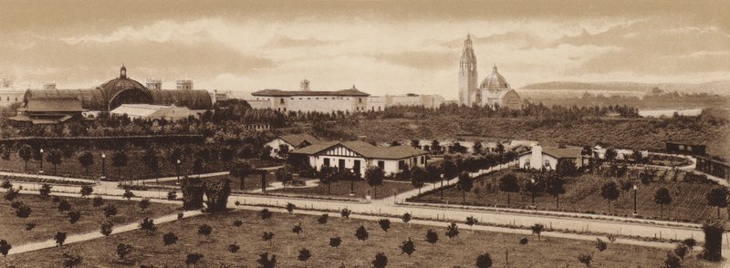 San Diego: Modelfarmen, Panama-California-udstillingen (s/h-foto) af American Photographer