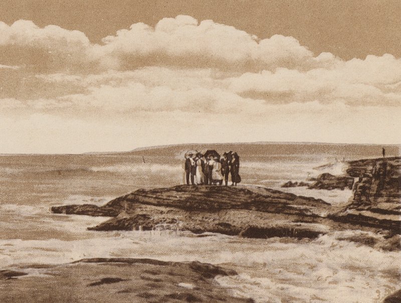 San Diego: Turtle Rock, La Jolla, nær San Diego (s/h-foto) af American Photographer