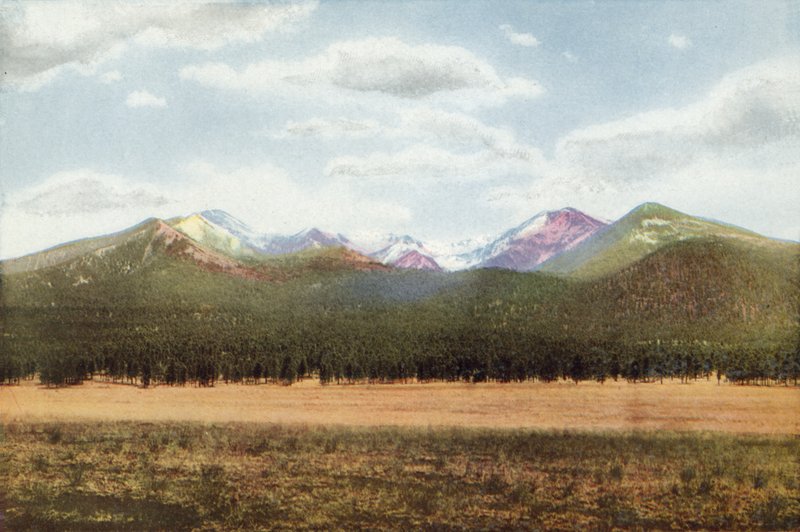 San Francisco Mountains, Arizona (farvet foto) af American Photographer